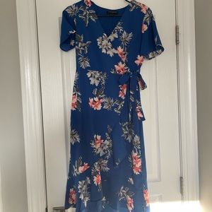 Banana Republic Floral Wrap Dress